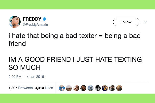 Literally Just 19 Tweets For People Who Are Bad At Texting