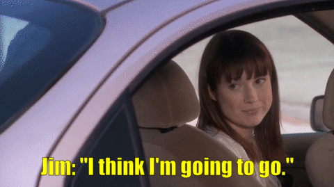 Take, for example, the time Jim and Pam get in a car with Erin and she says she's eating lunch in her car because she doesn’t like spending time with Gabe. Pam is concerned and starts asking Erin questions, but Jim just gets out of the car, then it cuts to him saying “sorry, that just wasn’t interesting to me.” What a jerkbag he is.
