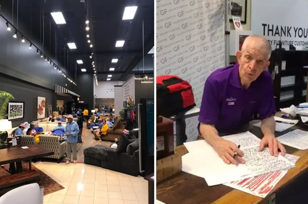 A Furniture Store Owner Opened His Shops To Flood Victims And Hundreds  Poured In