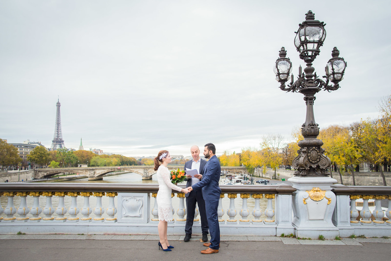 Every Parisian bridge is seriously like a movie scene. And in Paris, there’s no permits to have your intimate ceremony here. But it’s always better to work with a local wedding photographer who knows the exact spots that are good for ceremonies. Plus, local photographers can obviously speak the language so it’s easier to coordinate in case you run into some issues.