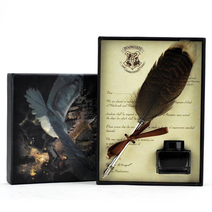 No more pens. You’re a Hogwarts student now. Time to board the ink bottle struggle bus.Get it at Walmart for $23.59.