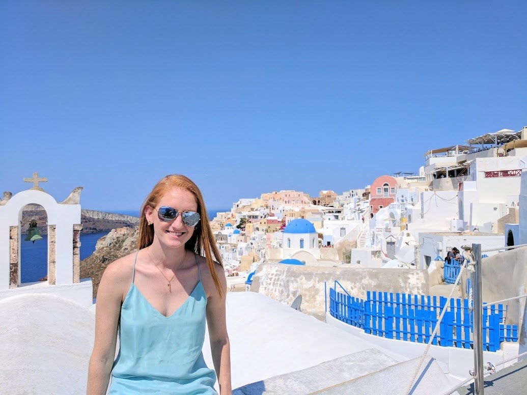 Operations Manager, Sarah, spent 10 days traveling trough Greece. The highlight? Santorini!