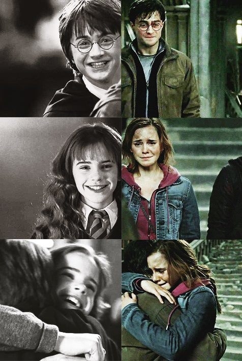 They were always best friends. But did Harry Like her more than just that???????💕💕💕💕Here are a few instances - # Often when these 2 dated someone, for instance when Hermione dated Krum , Krum was always her relationship with Harry and vice versa. Was it like that about Ron and Hermione???# Hermione and Harry have a connection. When Ron left them Hermione was depressed but Harry lifted up her mood. # Harry was always there for Hermione. Always. # Hermione too was there for Harry . Through whatever.# They're perfect for each other, u can't tell me otherwise!!!!!!!!!