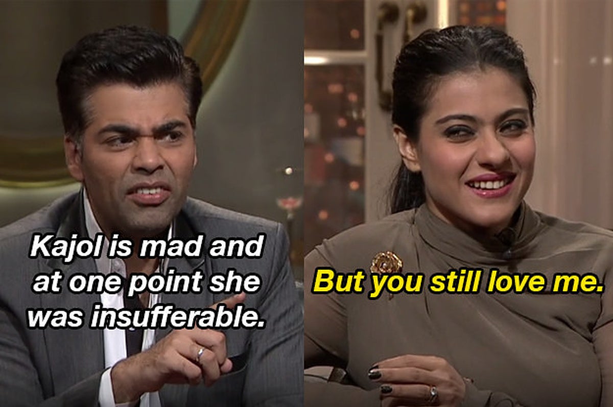 18 Times Karan Johar And Kajol Won At Friendship