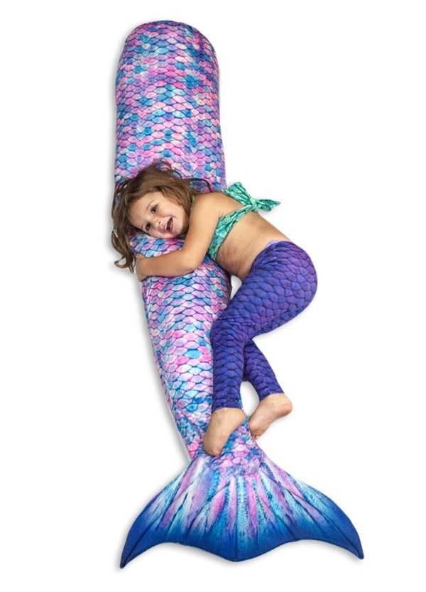 Mermaid tail body on sale pillow