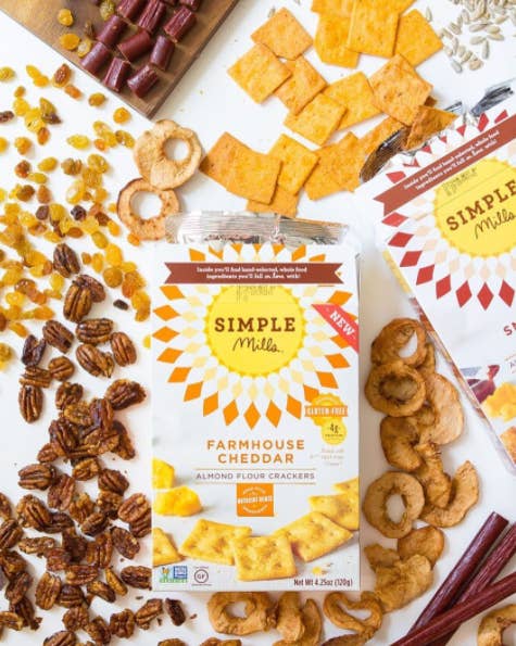 Even better, they're non-GMO.Promising Review: "These are the more addictive crackers I've ever eaten! They are about a thousand times yummier than Cheez-Its, and gluten-free. They are really satisfying." —CDGet them from Amazon for $9.32+ (available in four flavors).