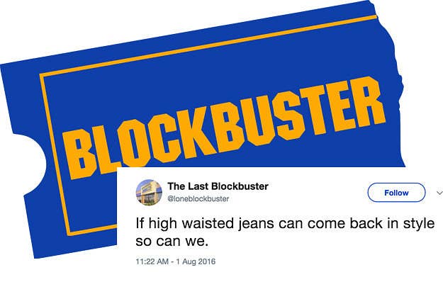 Internet Responds To Blockbuster S First Tweet In Six Years