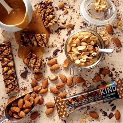 Promising Review: "I love these bars! I have been looking for a gluten-free, dairy-free bar for a while. This one is really tasty! I use it as a snack when I need something more than a rice cake. It's great to bring on trips and stash in my purse." —JanetGet a box of 15 from Amazon for $9.49 (available in 41 flavors).