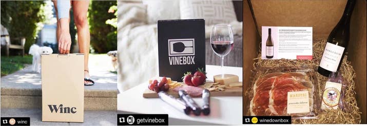 We have made getting wine even easier because now it can just come straight to our doors with Winc, Wine Down Box or Vinebox @winc @winedownbox @vinebox
