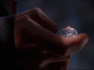 If it lands on the answer you don't want, pretend you accidentally knocked it and try again.