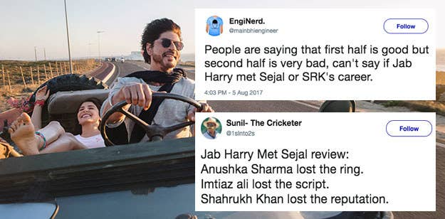 10 Reviews Of Jab Harry Met Sejal So Scathing Even Aloe Vera Wouldn T Help Early in jab harry met sejal, sejal tells harry that there is no problem with them traveling across europe together because, she says, 'i can control boss. 10 reviews of jab harry met sejal so