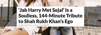 Jab Harry Met Sejal' Is a Soulless, 144-Minute Tribute to Shah Rukh Khan's  Ego
