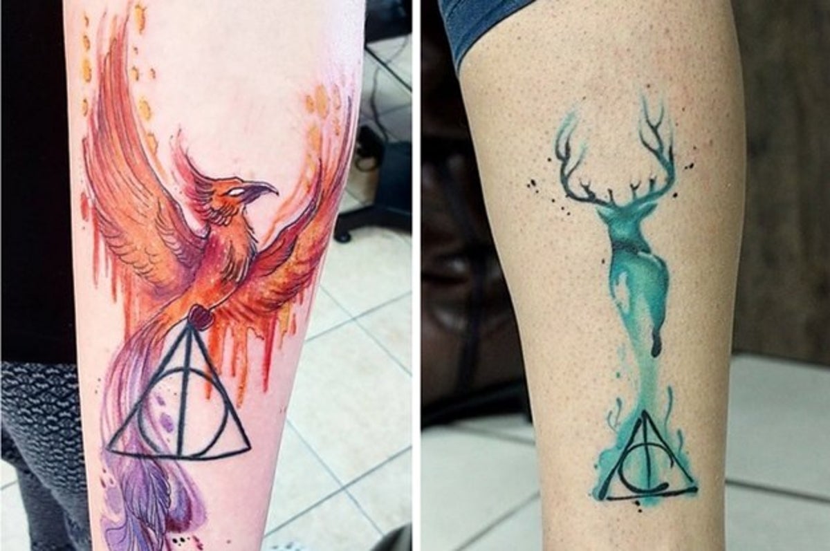 39 Bellisimos Tatuajes De Harry Potter Que Te Haran Decir Lo Quiero