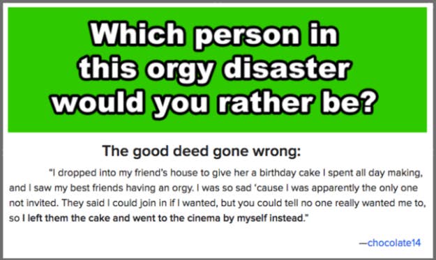 13 Sexual Would You Rather Questions That Are Honestly So Fucked Up