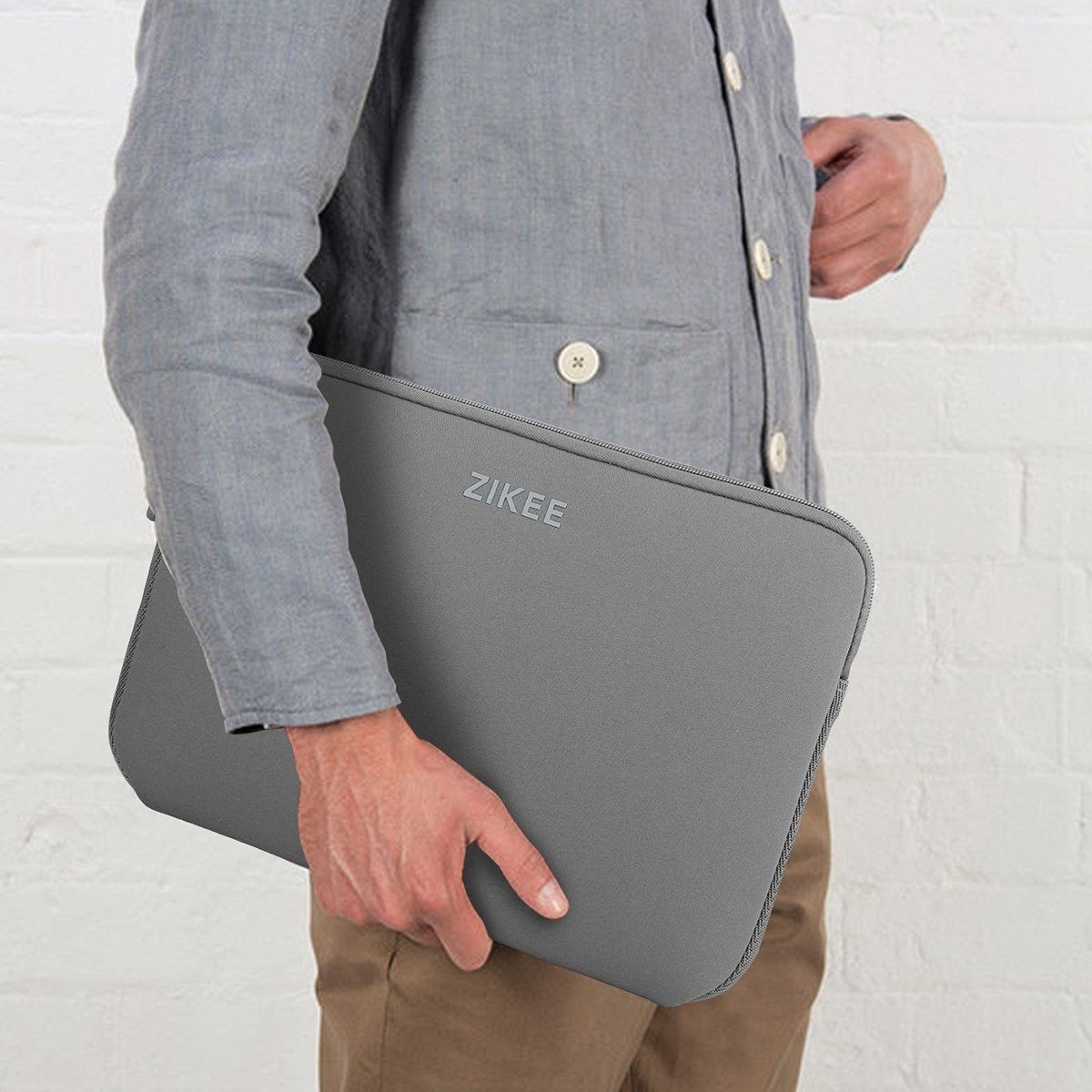 Promising review: "I used to have a giant, bulky case that would take up so much space, but this little thing fits my laptop and charger and barely takes up space in my tote." —BrookeGet it from Amazon for $8.99+ (available in seven colors and three sizes).