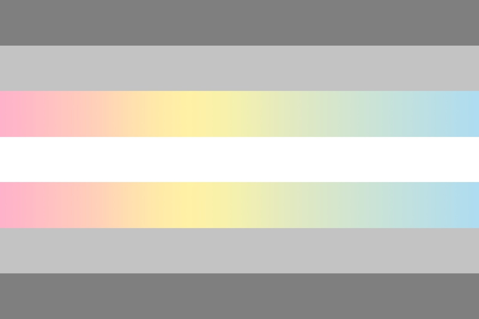 I know what you're thinking: What the hell is demi-fluid?! Well the answer is an identity that is interesting, evolved and internety but in a good way, just as the flag perfectly reflects. Also, it's really pretty and cool.