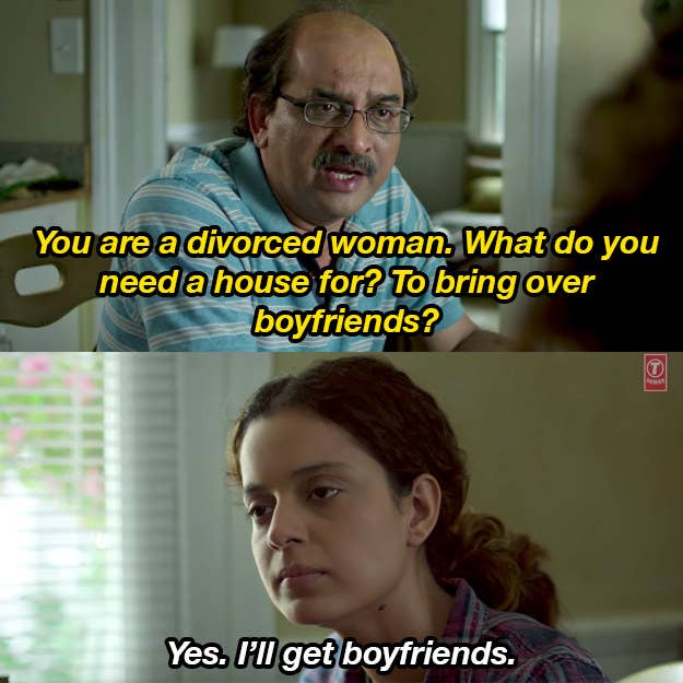 You Ll Root For Kangana A K A Simran A Kleptomaniac Divorcee With A Gambling Addiction Kangana, having a screen name praful patel, was seen dressed in a black top and white skirt. you ll root for kangana a k a simran