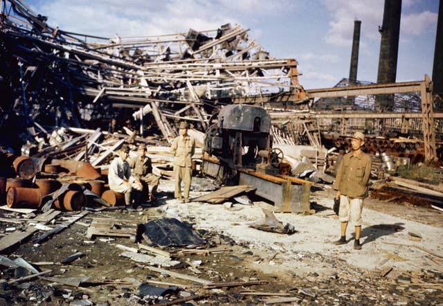 nuclear bomb explosion aftermath