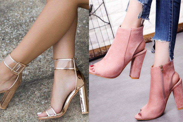 cheap transparent heels