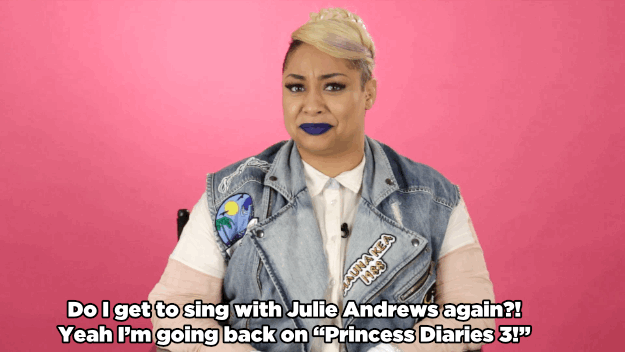 RS: Do I get to sing with Julie Andrews again?! Yeah, I’m going back on Princess Diaries 3! If I get to sing with Julie Andrews again, that would be awesome! I mean, I’m a Mary Poppins fan, so that’s just heaven for me.