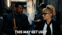Deon Cole saying to a woman, &quot;This may get ugly&quot;