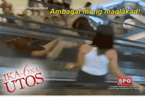 Nagmamadali ako, gaga.