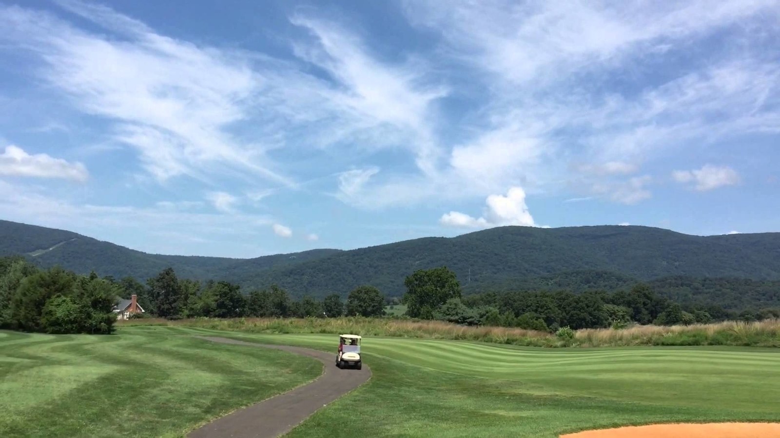 Director of Property Management, Ben, took some time to relax at one of his favorite places, the golf course!