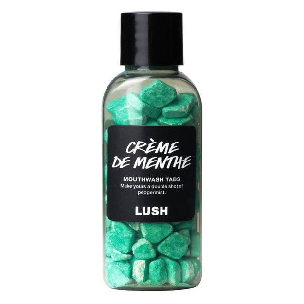 These Crème de Menthe mouthwash tabs that'll leave your breath minty fresh.