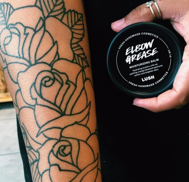 This remarkable Elbow Grease moisturizing balm designed to deliver extreme moisture and keep tattoos vibrant.