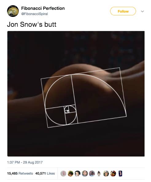 I Can't Stop Laughing At The Fact That Jon Snow's Butt Fits The Golden Ratio
