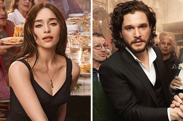 Emilia Clarke And Kit Harington Are Starring In New Matching Ads And People  Are Loving It