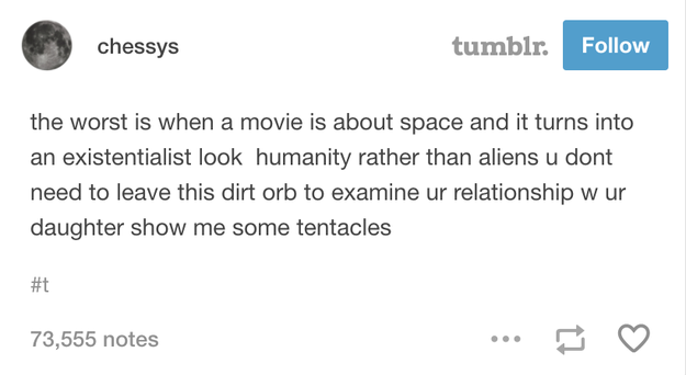 On space movies that don't have enough space: