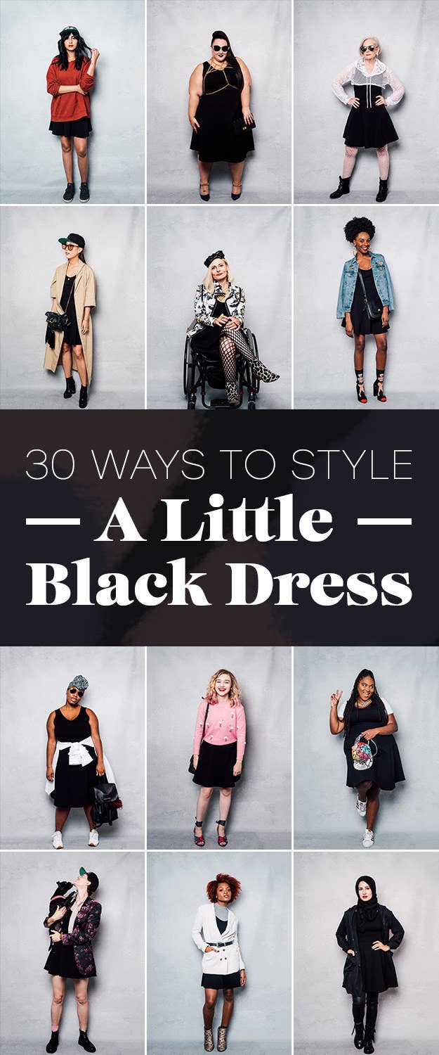 We Asked 17 Women To Style The Same Black Dress And They Slayed
