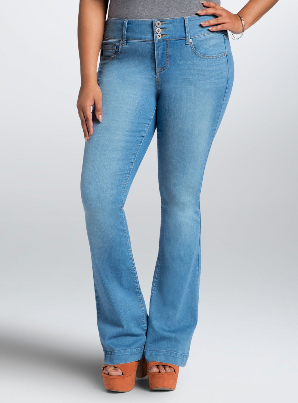 Not Your Regular Flared Bottom Jeans