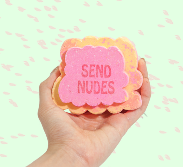 send nudes bath bomb