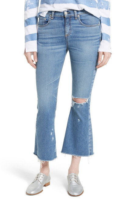 27 Pieces Of Flared Denim That'll Have You Swearing Off Skinny Jeans