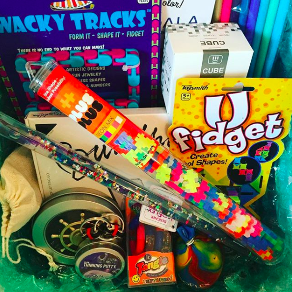 "I made a coping box. I filled it with things that help me and make me feel good: a deck of cards, bubbles, candy, play foam, a fortune teller (like the one from elementary school). In the fortune teller, I put things that I know make me feel better, including self-care things, taking a shower, reaching out for support, calling a friend or loved one, and going for a walk. The fortune teller also helps me make beneficial decisions, which I normally wouldn't make during a depressive episode, when I'd normally just sit and do nothing." —cburda