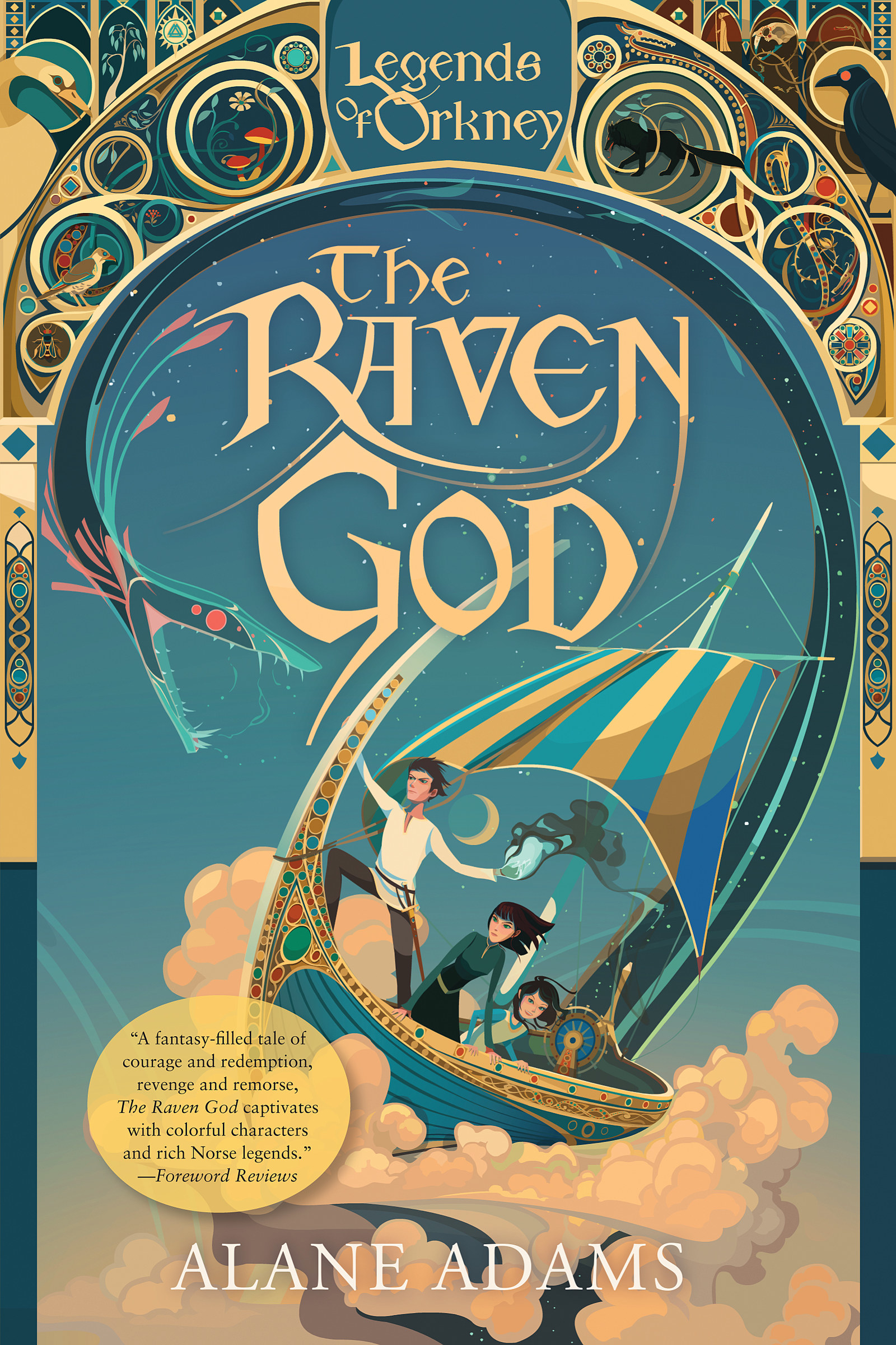 In this unputdownable final installment, Sam Baron and his friends must divide and conquer in order to defeat Loki, the God of Mischief, and the other evils plaguing Orkney once and for all. The epic conclusion to Adams' Legends of Orkney trilogy, The Raven God is an action-packed adventure that does not disappoint.