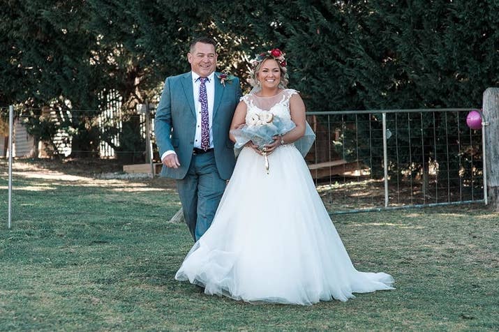 She said everyone at her wedding, from the venue to the guests, loved them too.'Brides should be a bit more relaxed and have fun,' she said.
