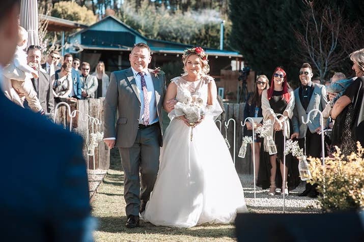 'We wanted the wedding to be a bit different and really reflect who we are as a couple,' the 23-year-old said.