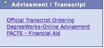 Either through the website degreeworks.cuny.edu or through cunyfirst