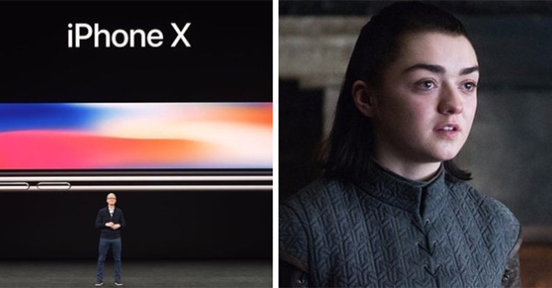 Apple Revealed The iPhone X And Everybody Had Arya Stark Jokes
