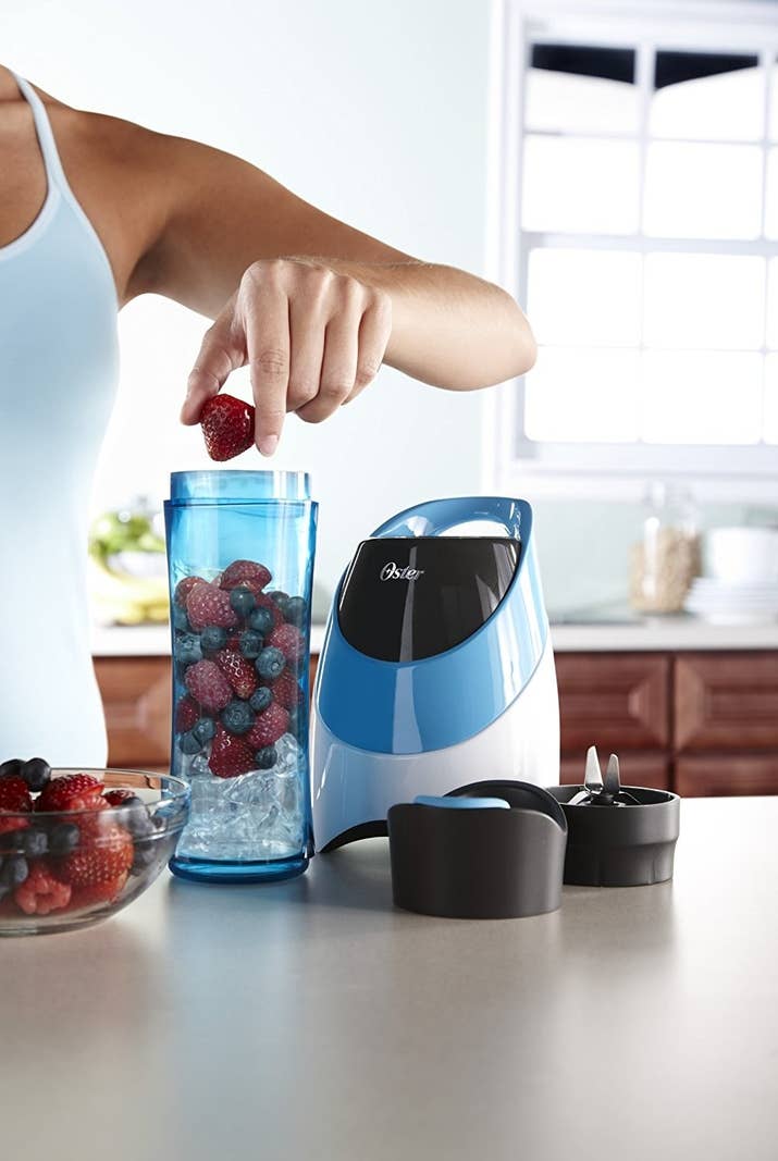 Get the blender from Amazon for $22.49 (available in four colors).Check out some yummy smoothie recipes here.