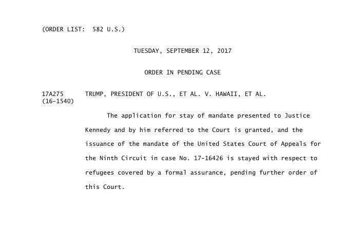 Supreme Court Allows Trump Administration To Block Refugees With Resettlement Agency Assurances