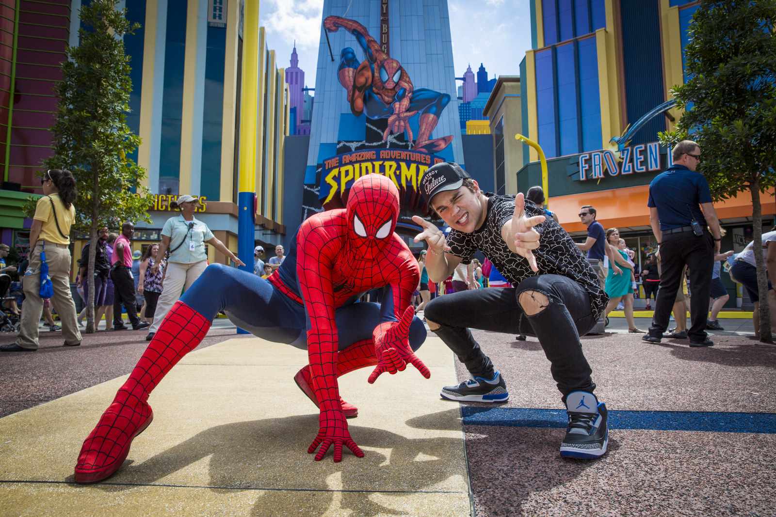 Celebs at universal studios hollywood