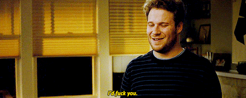 Hi, so in case you're new here Seth Rogen is my ~fantasy husband~.