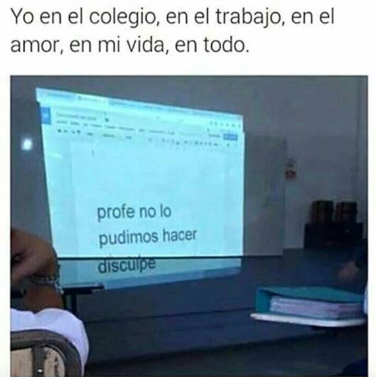 meme de presentación de trabajo