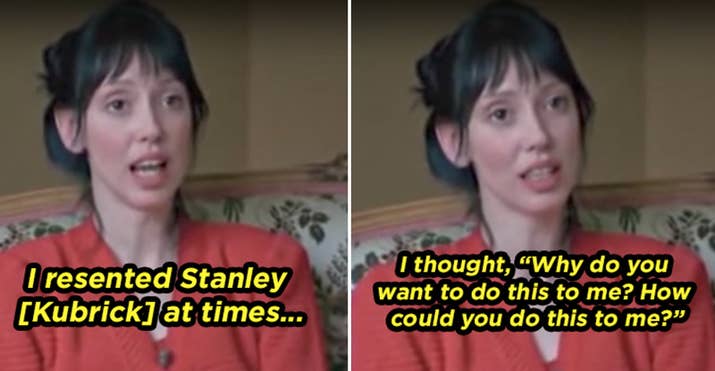 She was genuinely terrified while filming, and had a mental breakdown after the movie due to the stress and torment Stanley Kubrick put her through.—amyk4