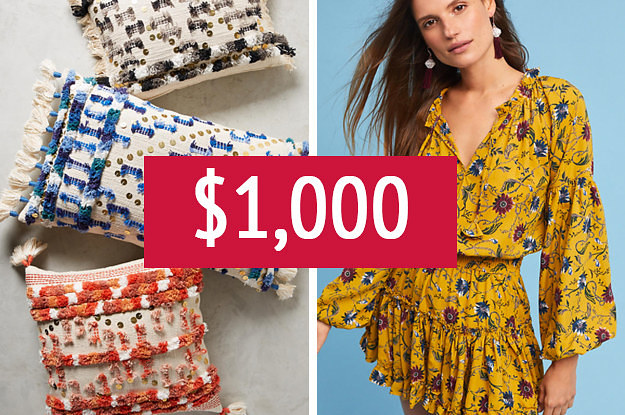 Can You Spend Less Than $1,000 At Anthropologie?