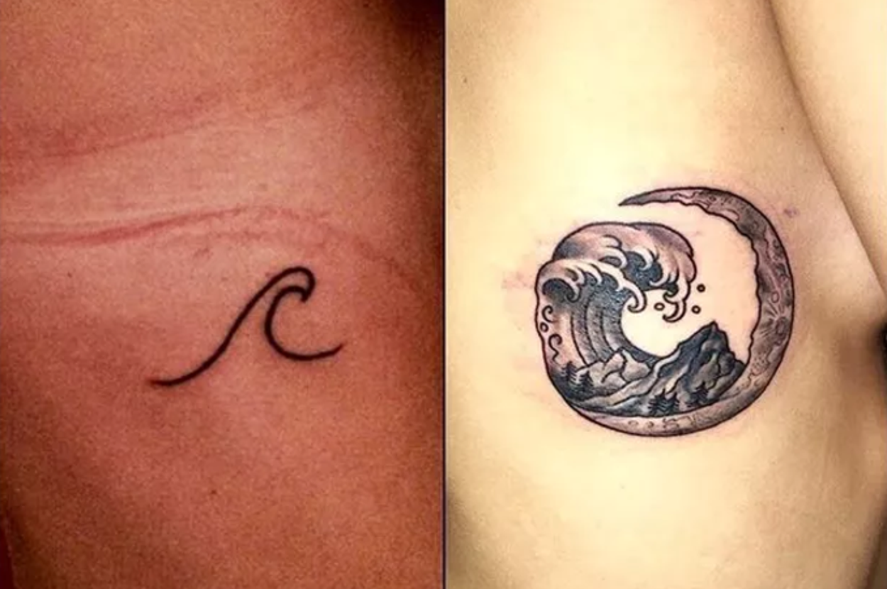 16 Tattoo Before-And-After Pictures That Prove The Power Of Cover-Ups, image size:1250x830